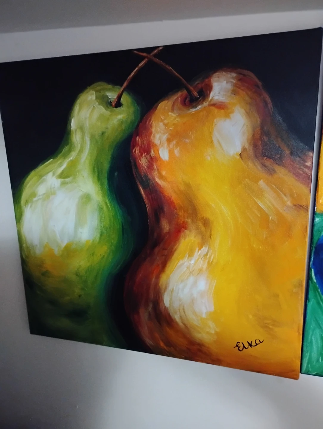 Elka Pear Still Life Painting - photo 3