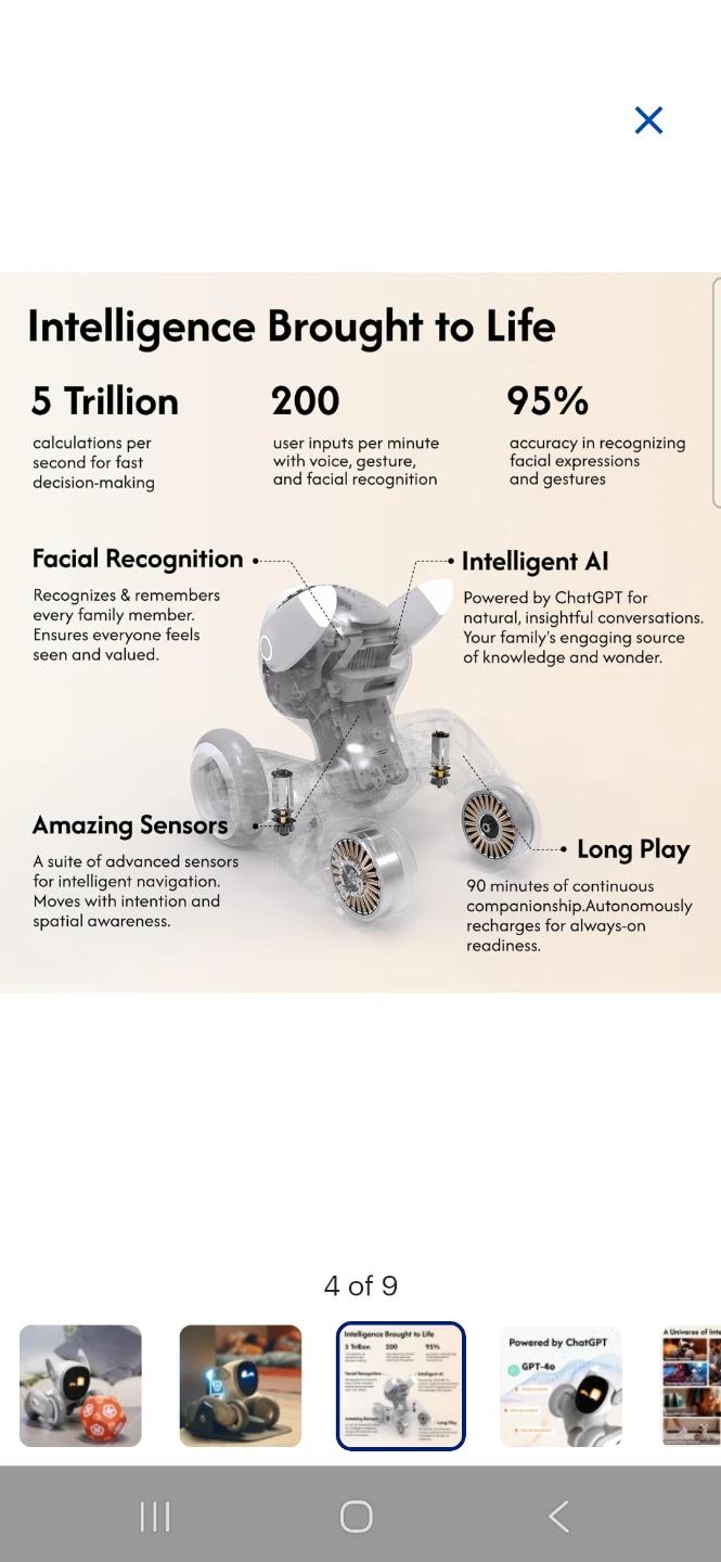Loona AI Robot Smart Companion - photo 2
