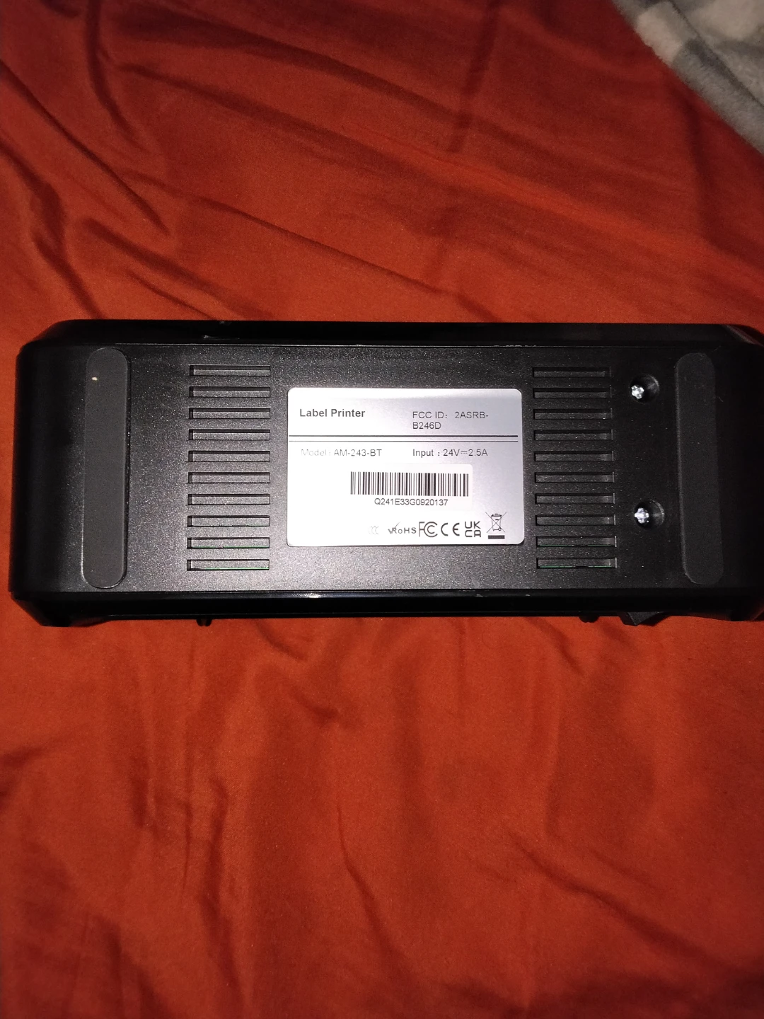 AM-243-BT Thermal Label Printer - photo 4