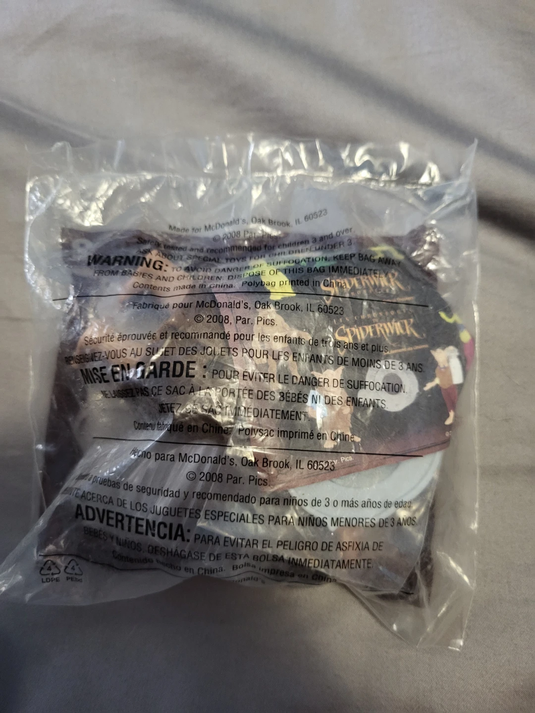 Unopened McDonald's Spiderwick Chronicles Hogswuel Toy - photo 3