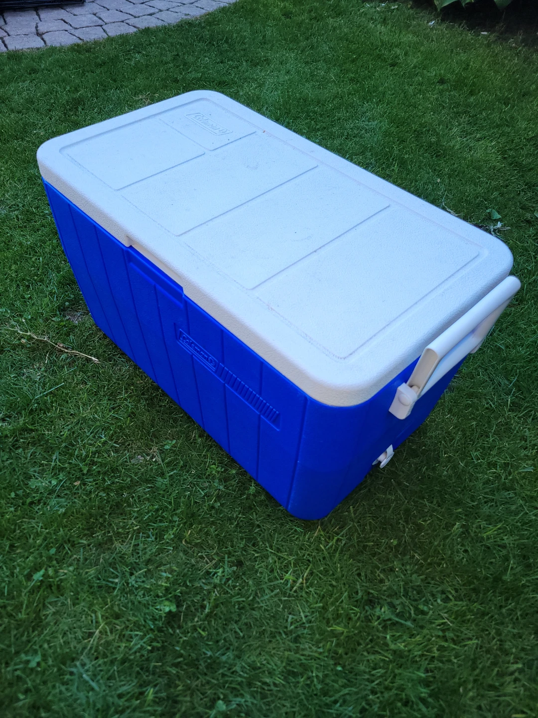 Big Coleman cooler with drain
