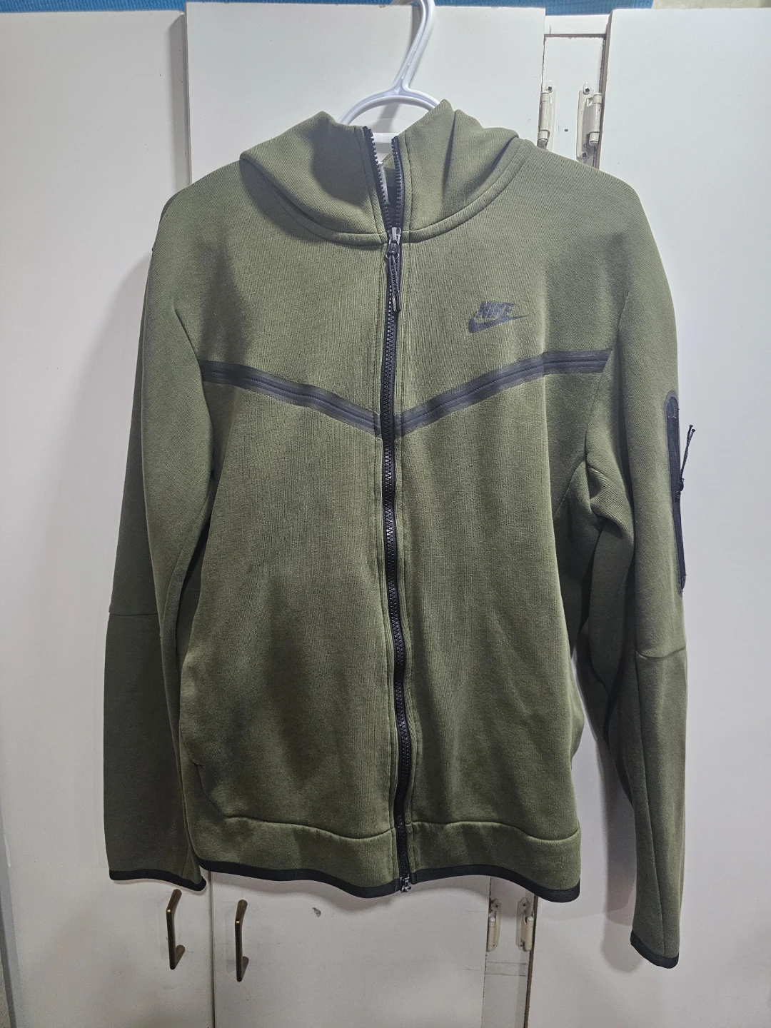 Nike Tech Fleece Tracksuit Olive Green