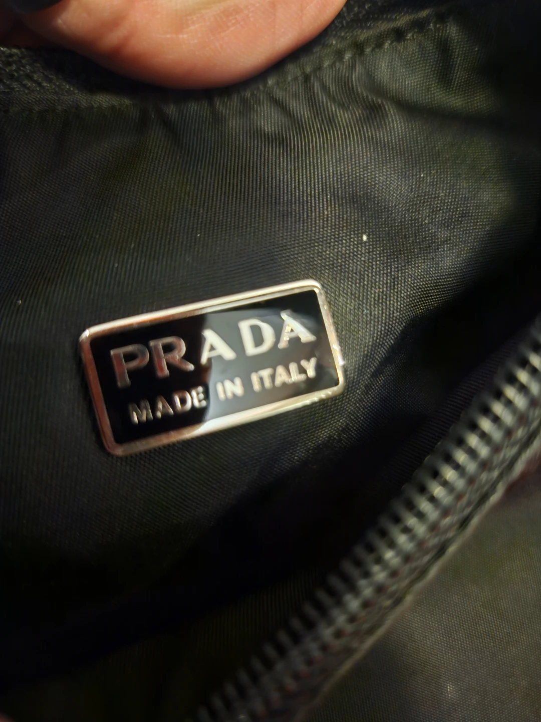 Black Nylon Re-Edition Bag - photo 2