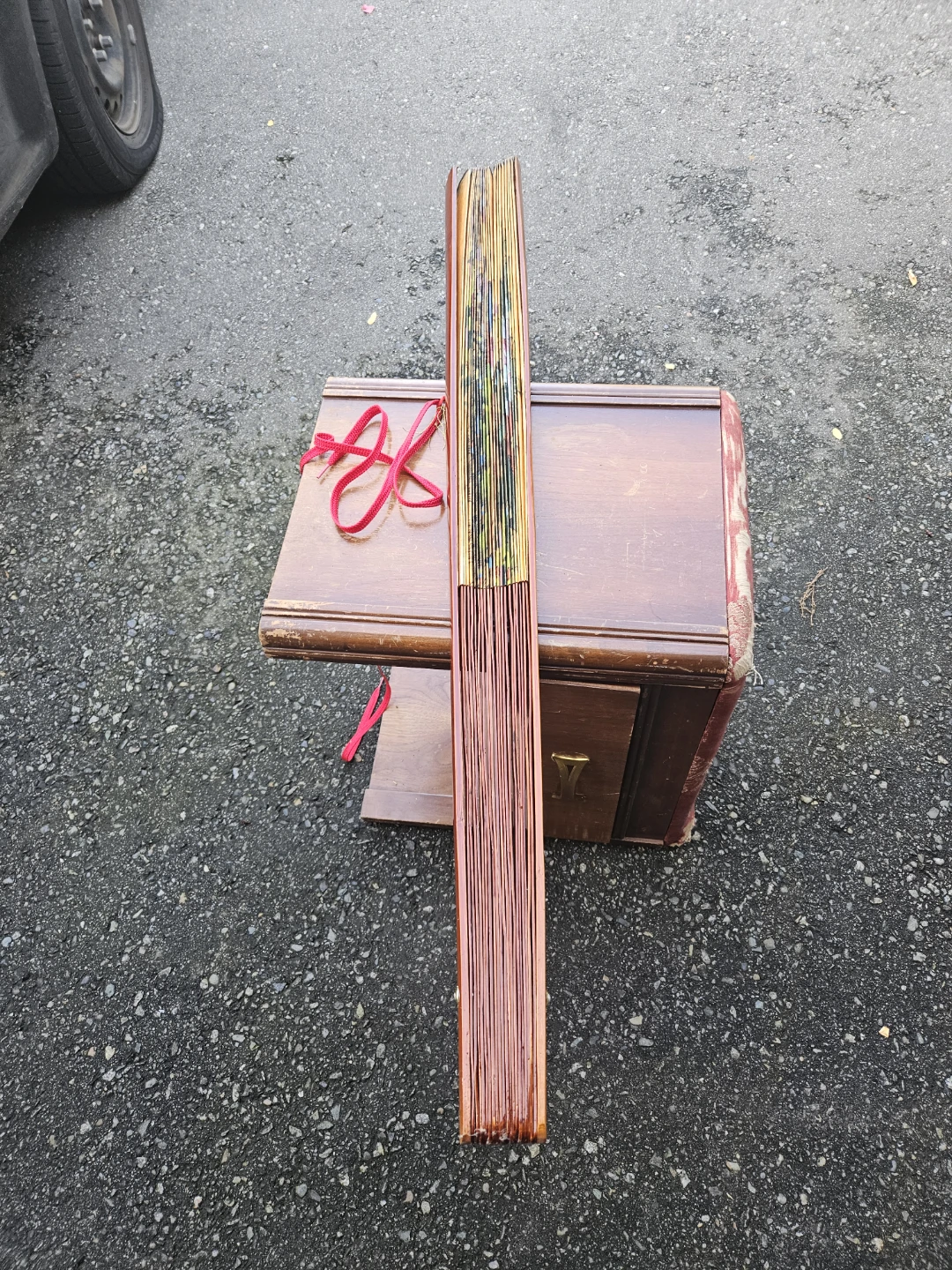Large Decorative Folding Hand Fan - photo 2