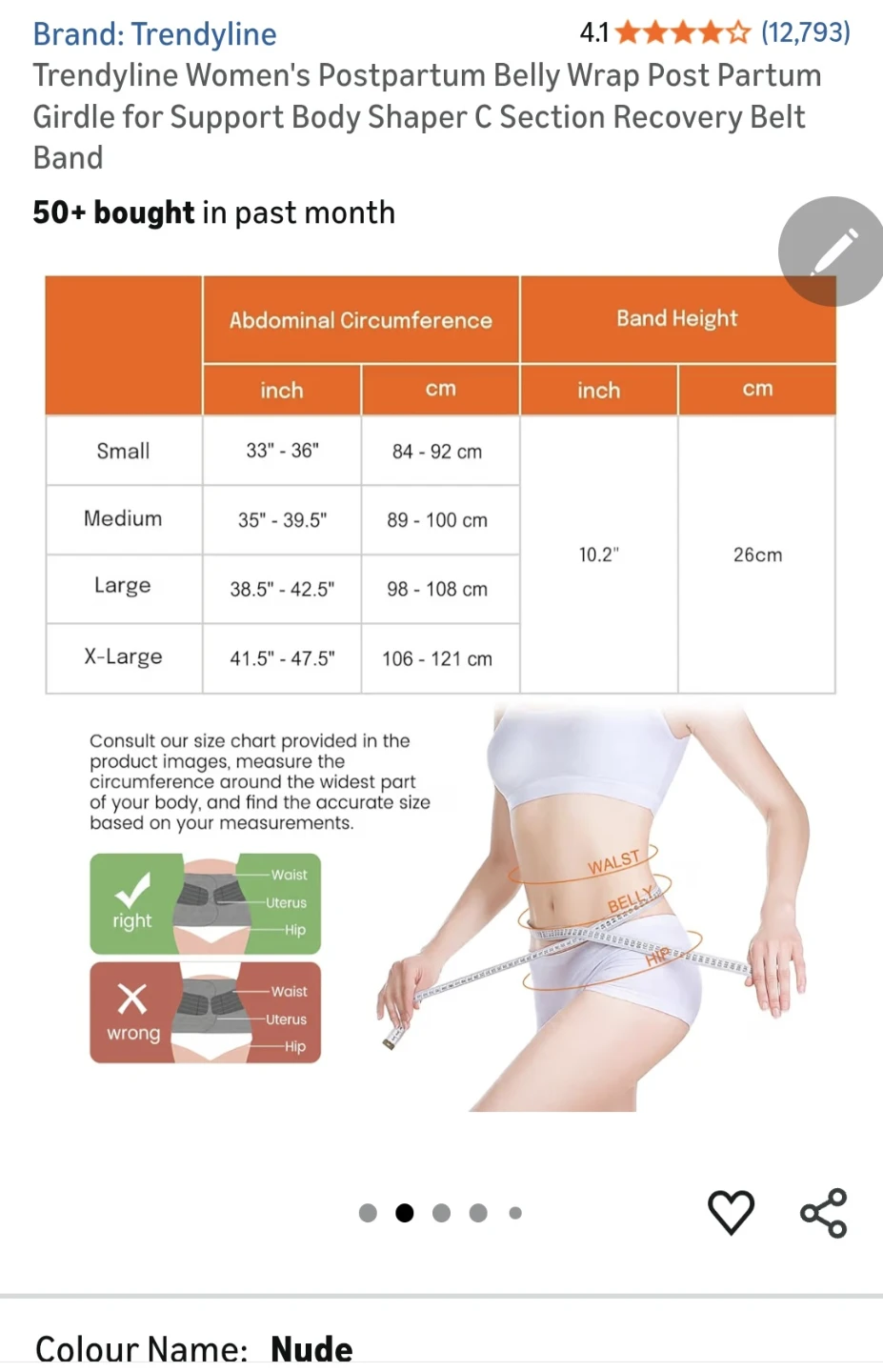 Brand new C-section belly support belt - photo 4