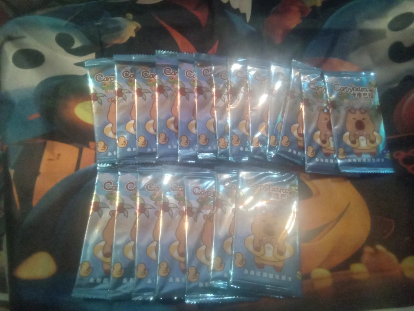 Set of 20 Capybara Collectible Card Packs