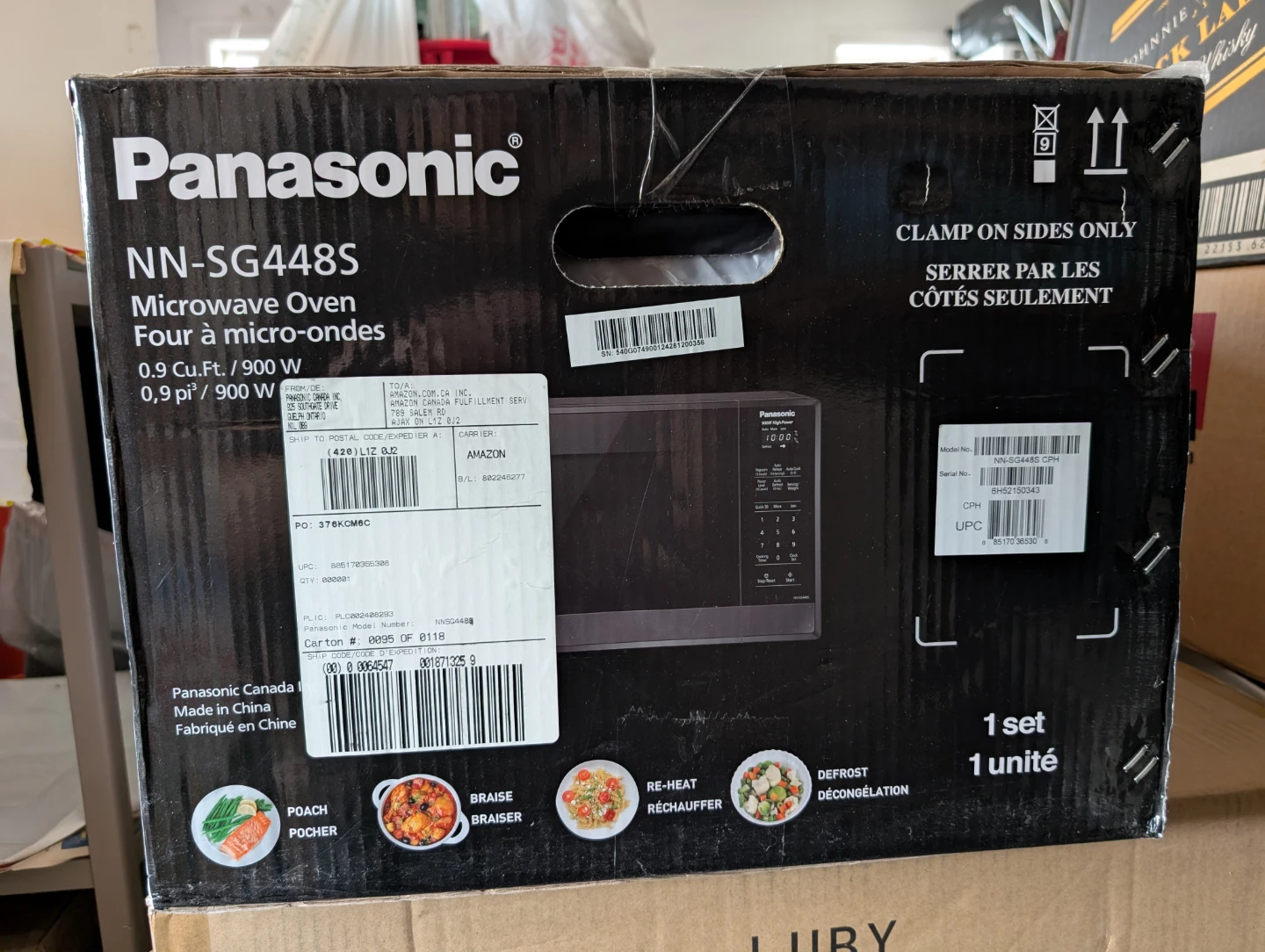 New Panasonic NN-SG448S Microwave Oven 0.9 Cu.Ft. - photo 3