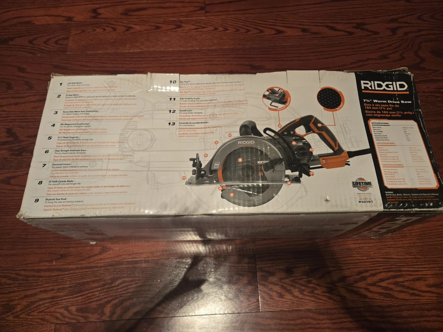 RIDGID R32103 7-1/4" Worm Drive Saw - photo 3