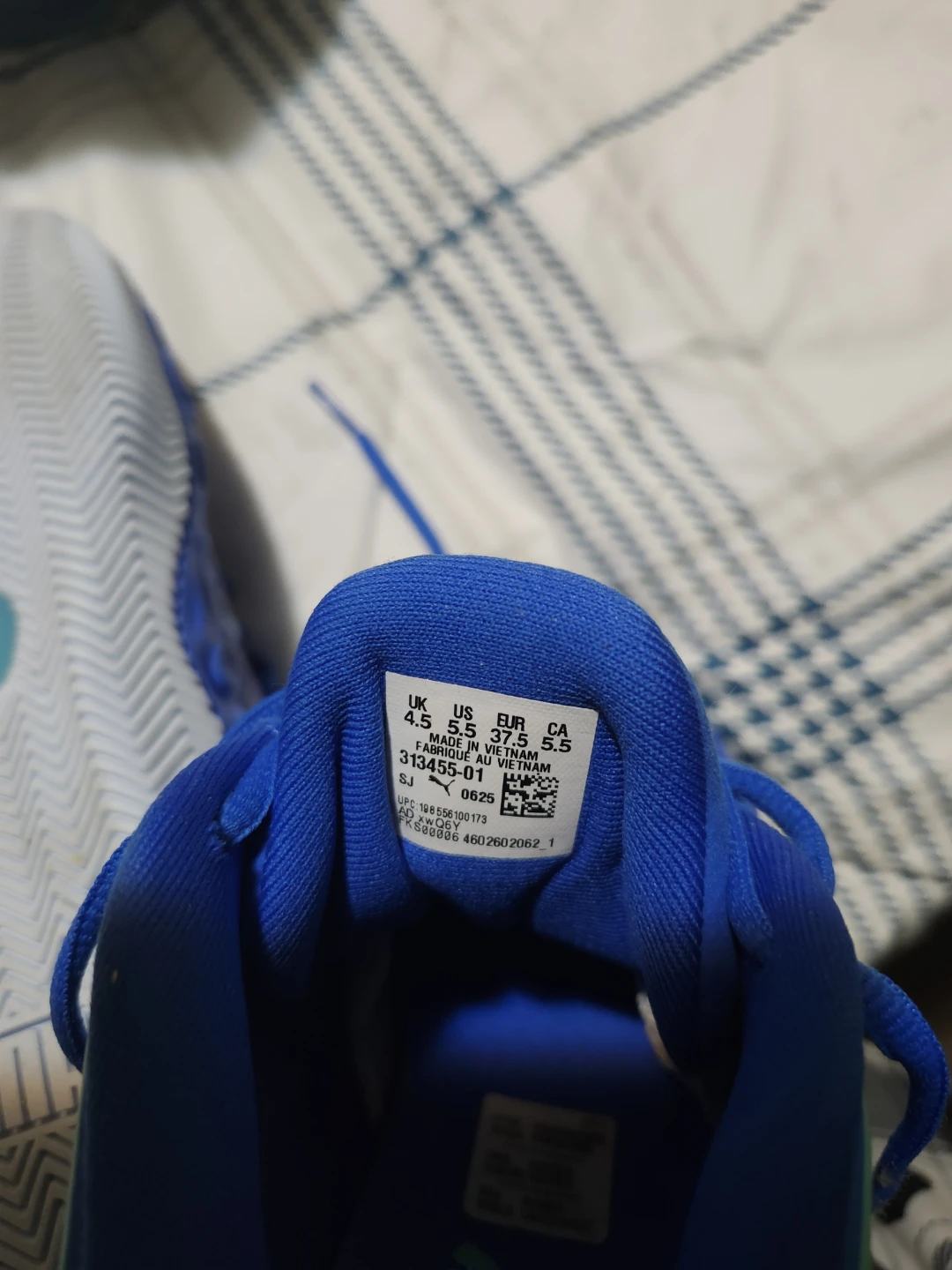 Puma Blue & Teal Basketball Shoes