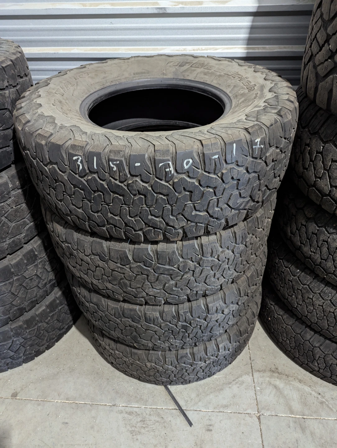 LT315/70R17 BFGoodrich All-Terrain T/A KO2