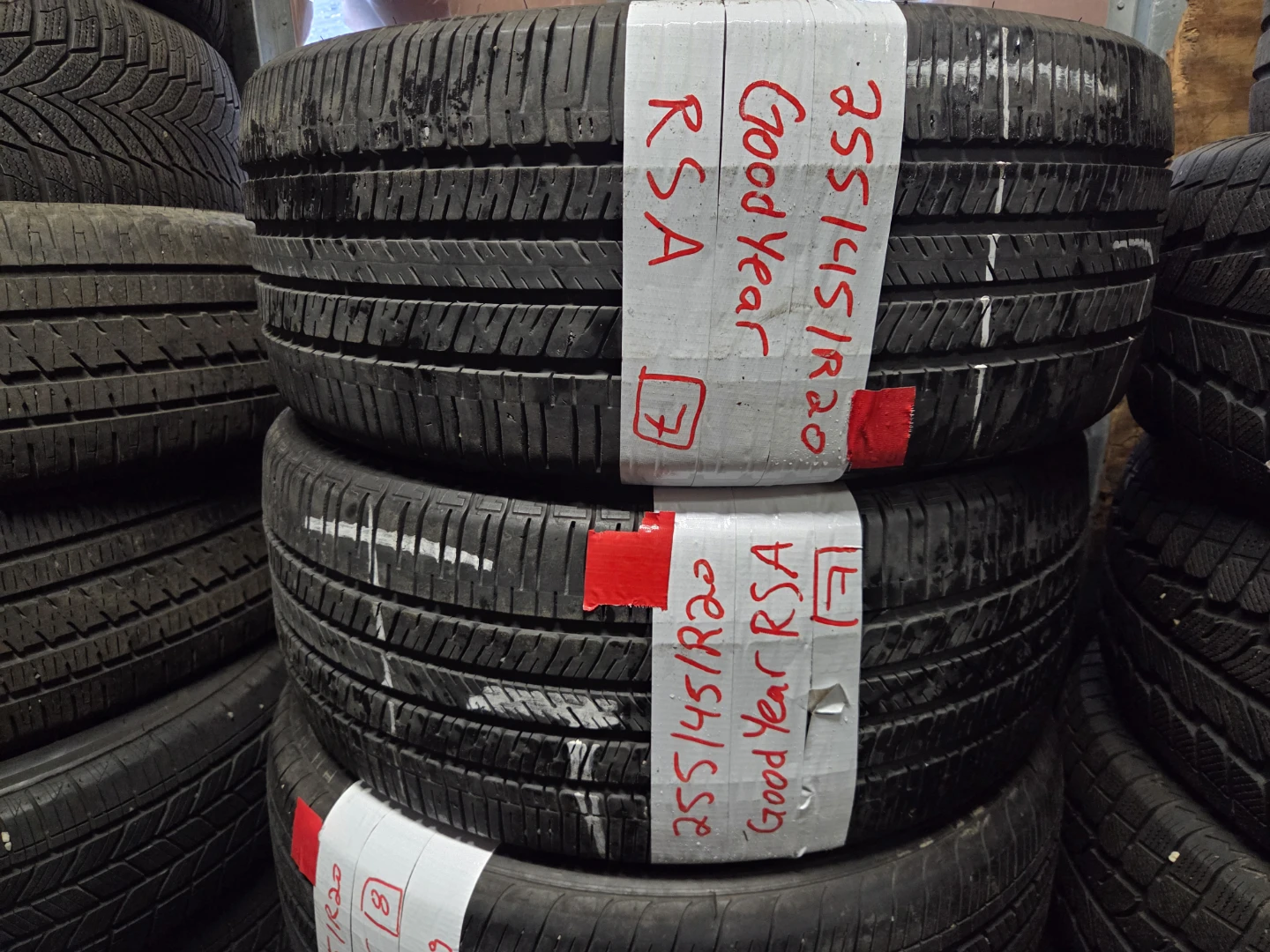 Goodyear eagle  RSA Tires 255/45R20