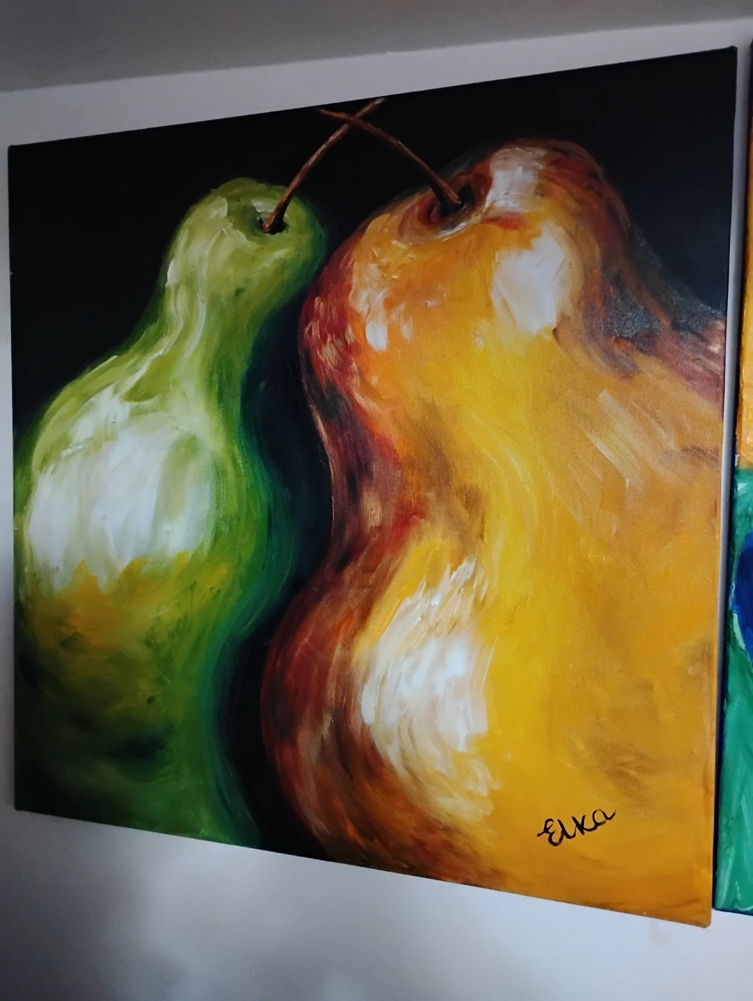 Elka Pear Still Life Painting - photo 4