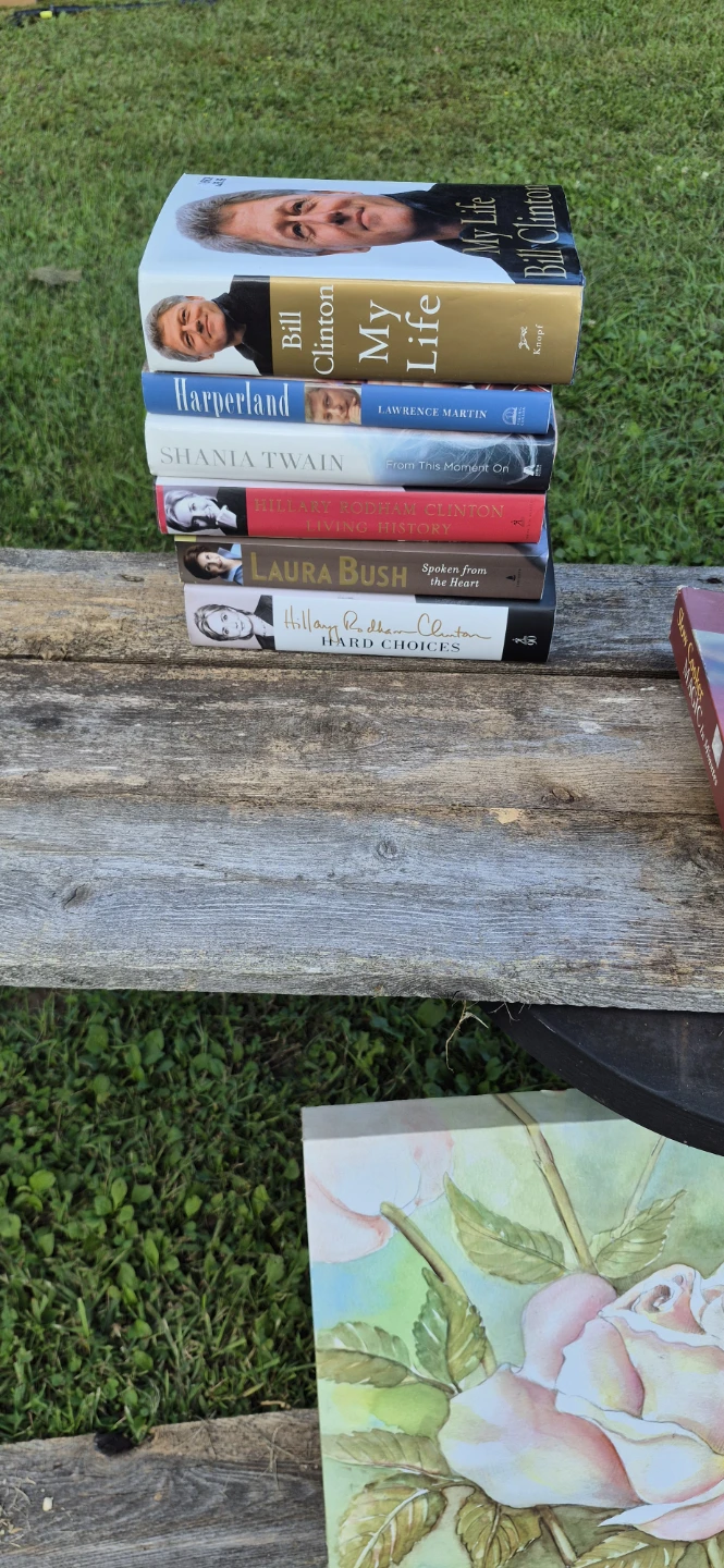 Collection of 6 Non-Fiction Biography Books