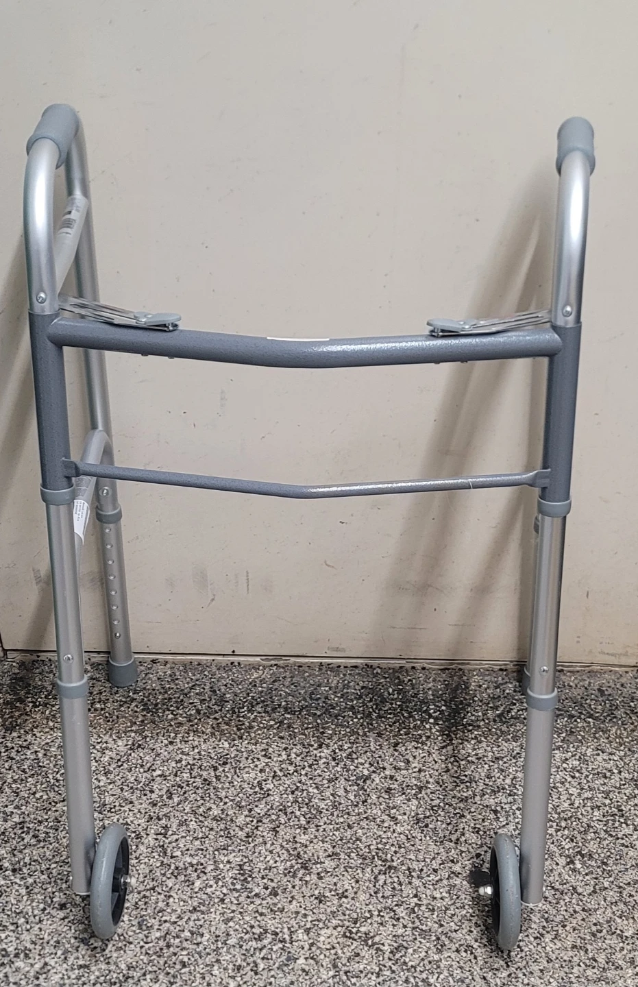 Folding Medical Walker with Wheels - photo 2