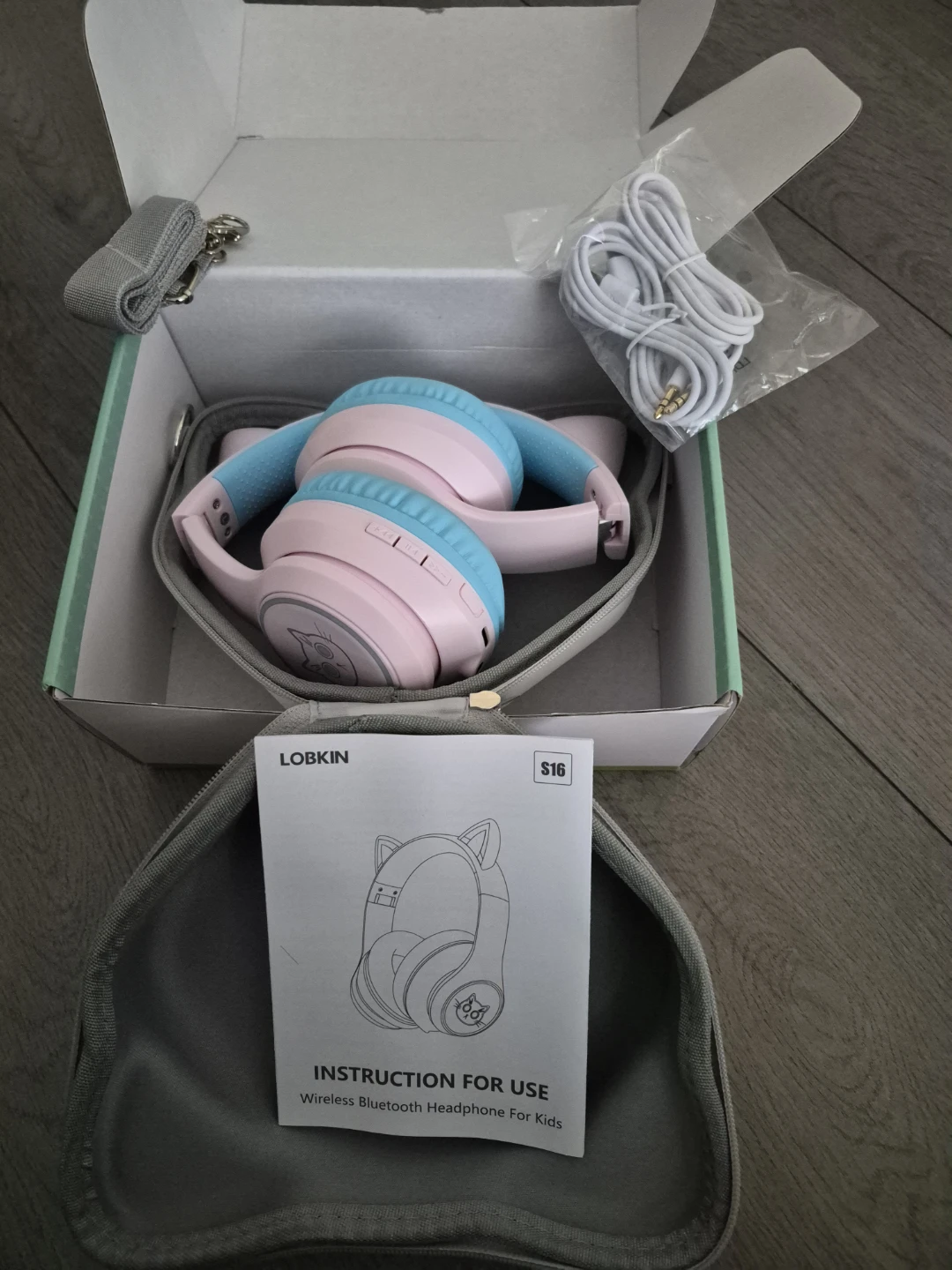 🏈🏉Lobkin S16 Wireless Kids Cat Headphones - photo 4