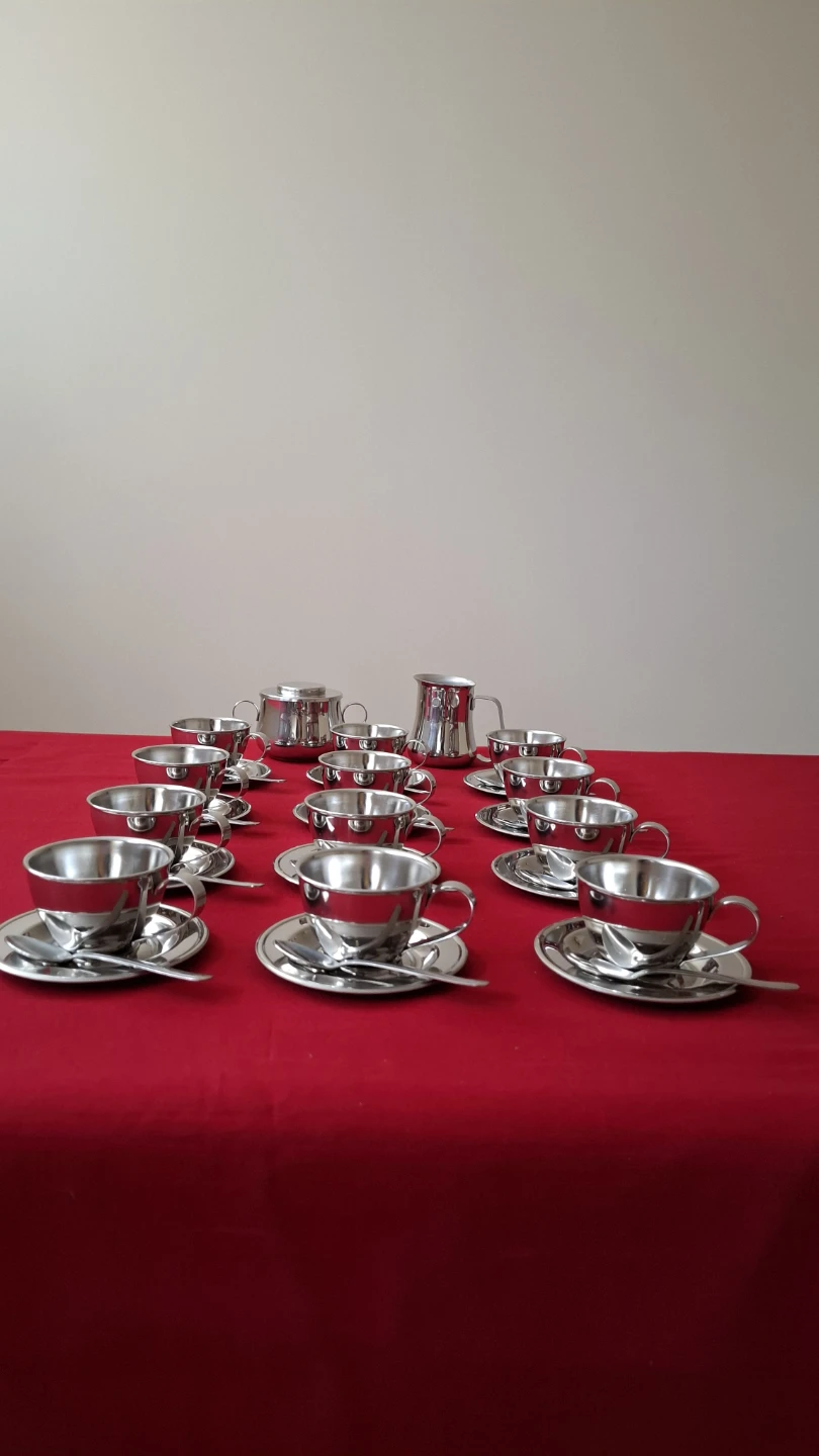 12 Stainless Steel Espresso Cup Set - photo 2