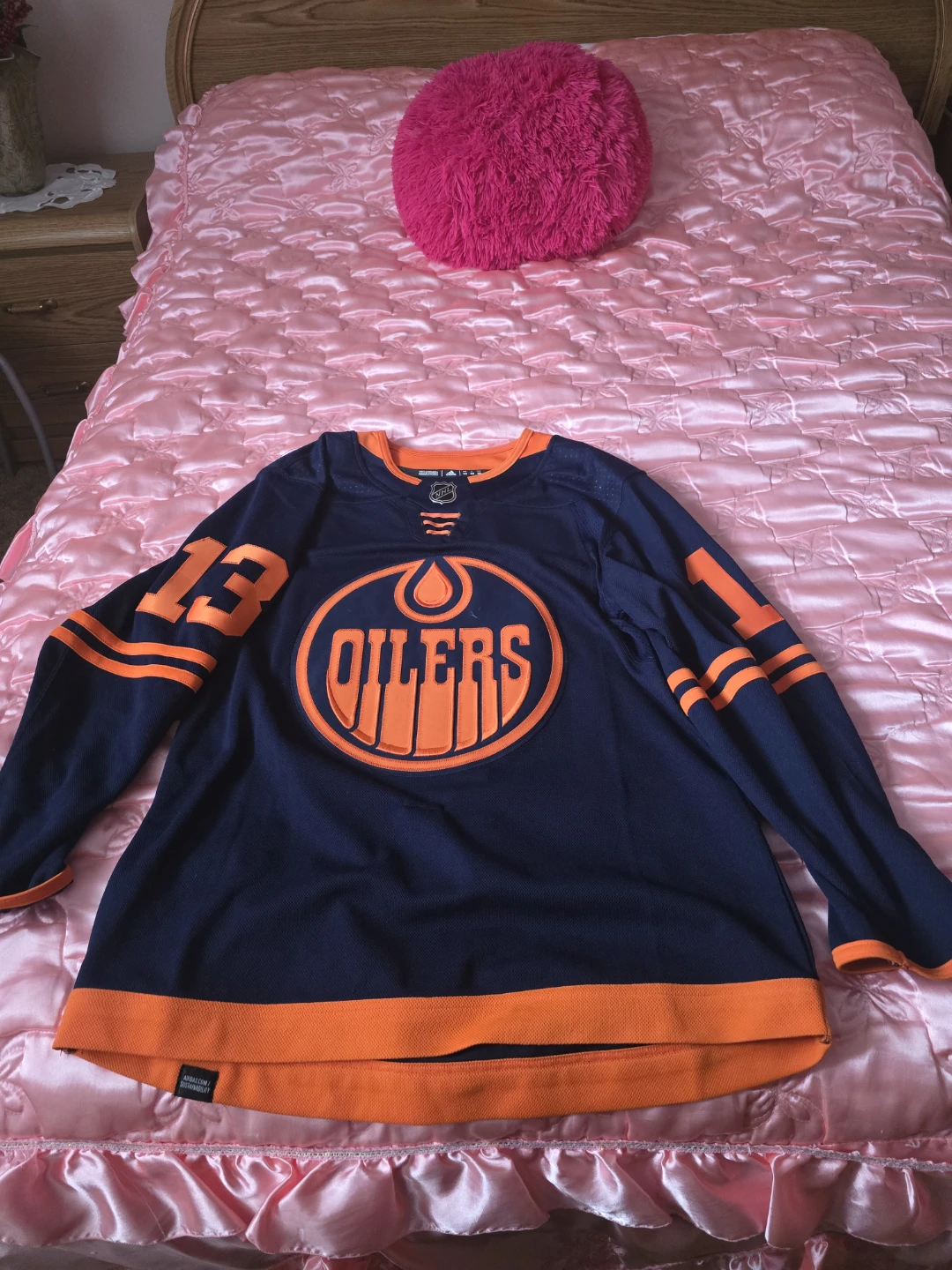 Adidas Edmonton Oilers Puljujarvi Jersey - photo 4