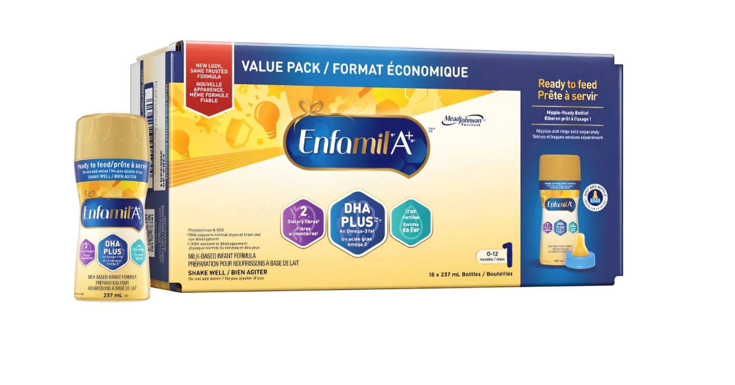 Enfamil A+ Ready to Feed Infant Formula 18 x 237 mL