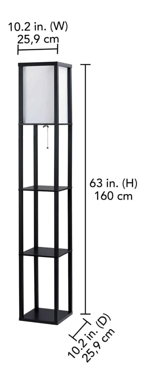 Shelf Floor Lamp 63" - photo 2