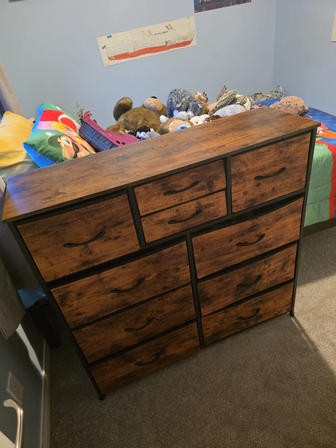 Fabric Storage Drawers Dresser