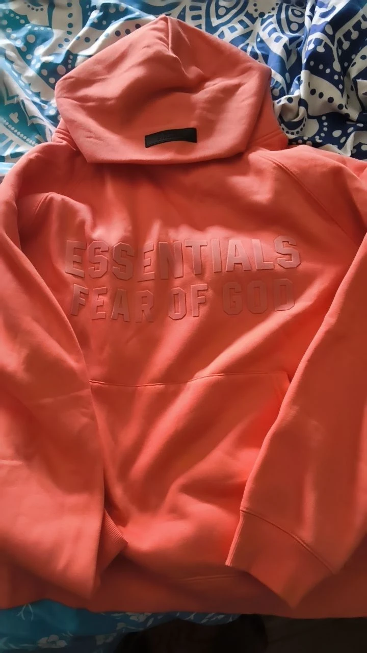 Hoodie Essentials Fear of God orange