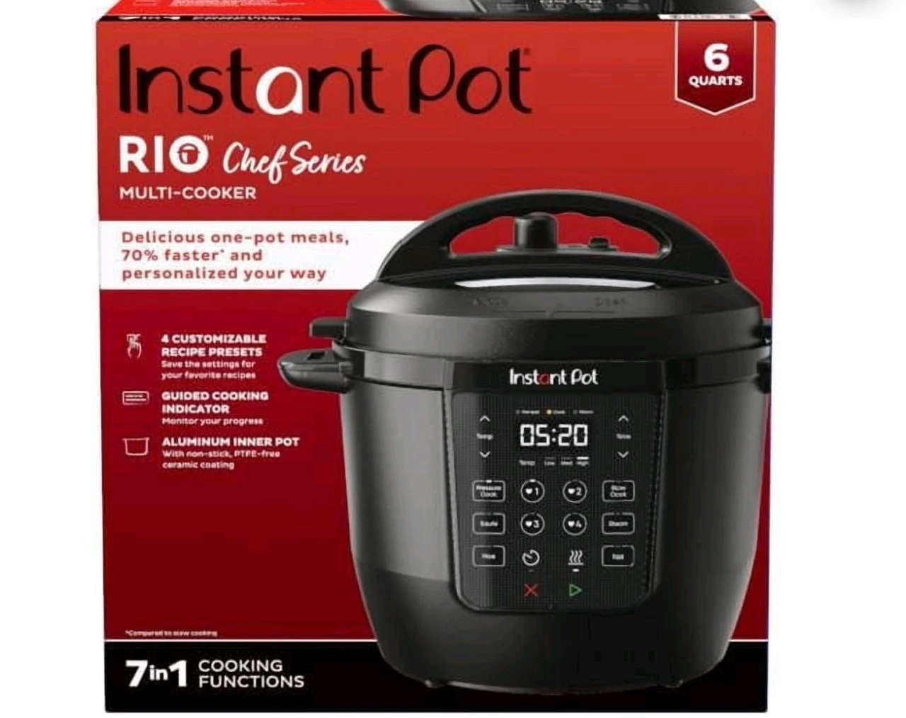 Moving out sale_Instant Pot RIO Chef Series Multi-Cooker - photo 3