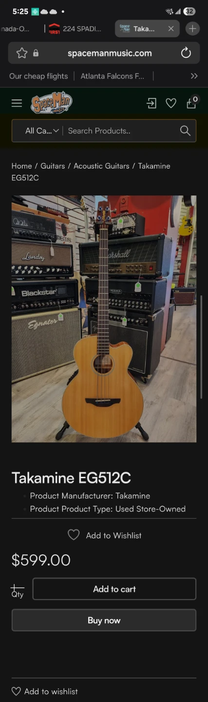 Takamine Acoustic Guitar EG512C $199 *Mint Condition* - photo 3