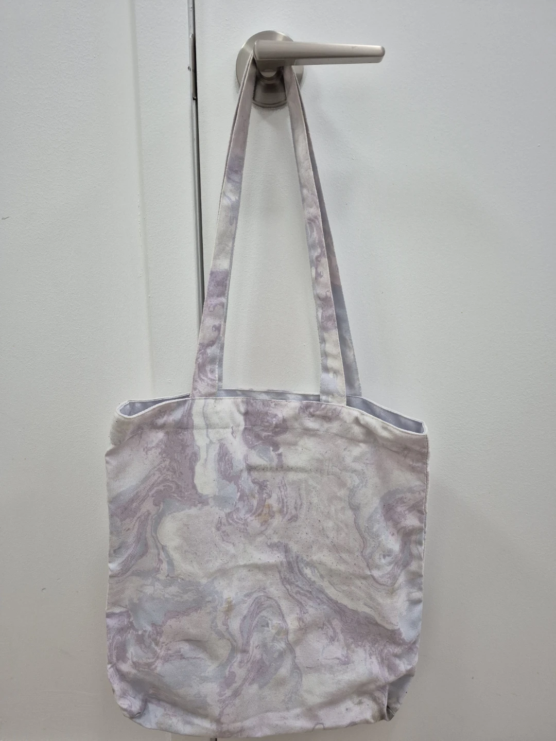 Purple Marbled Tote bag