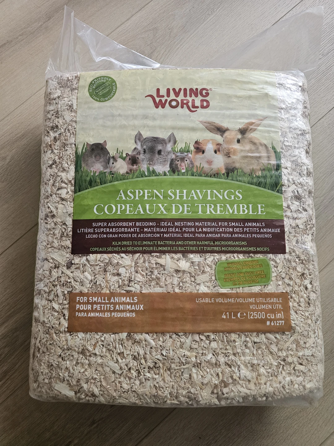 Living World Aspen Shavings 41L