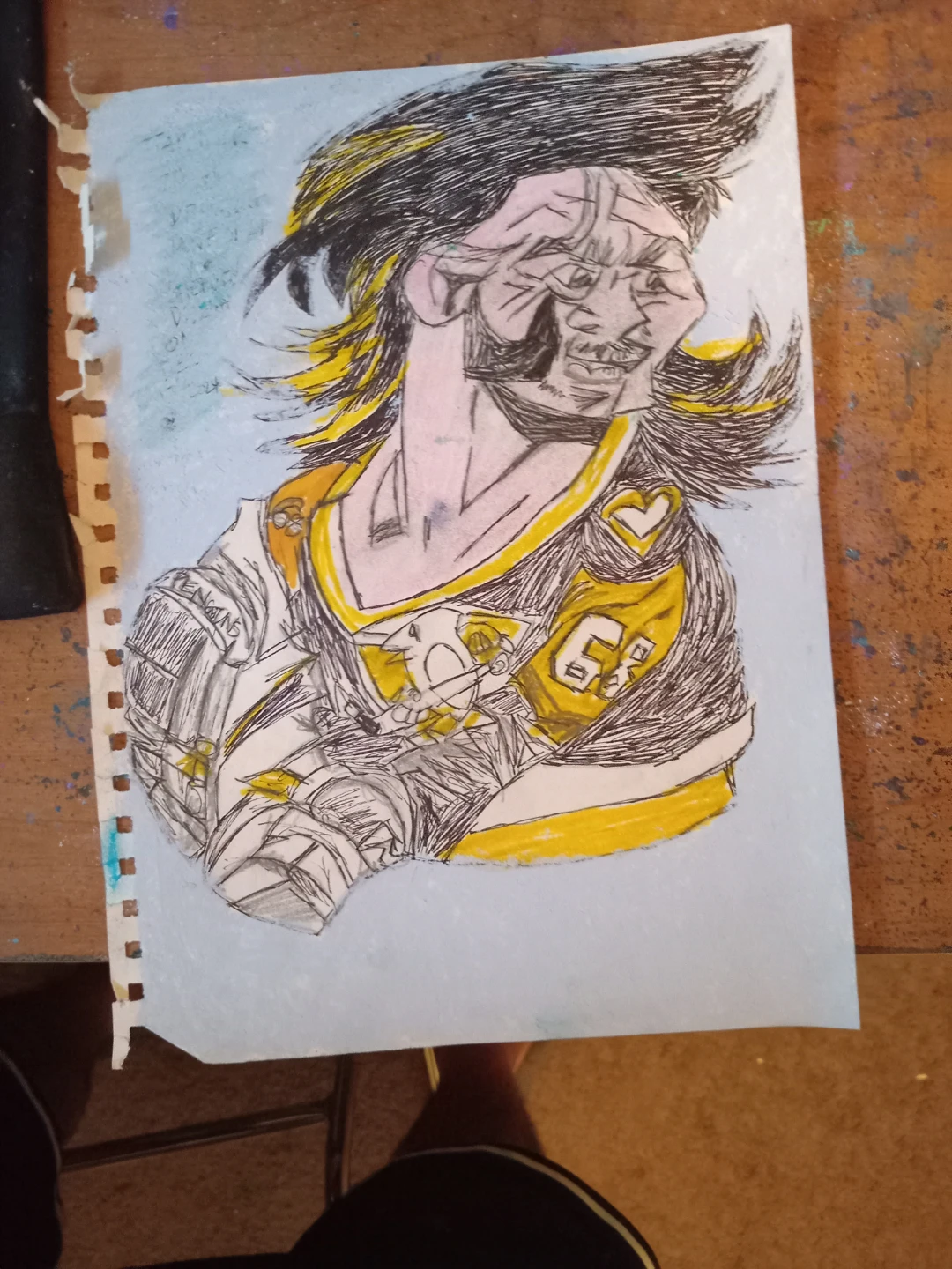 Jagr Drawing Illustration by Custom artist Sherwin