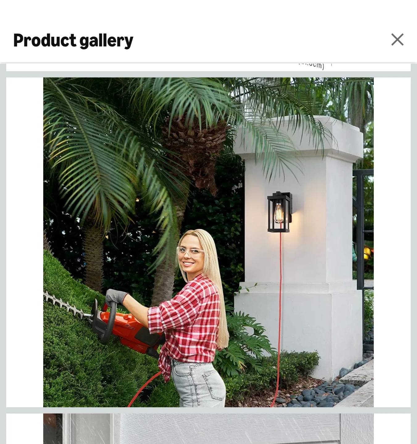 Outdoor Wall Lantern with GFCI Outlet - photo 3