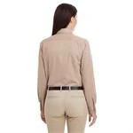 Harriton Ladies Long Sleeve Khaki Shirt size L - photo 2