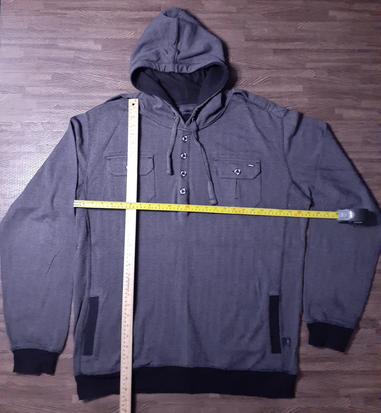 O'Neill Grey Herringbone Hoodie