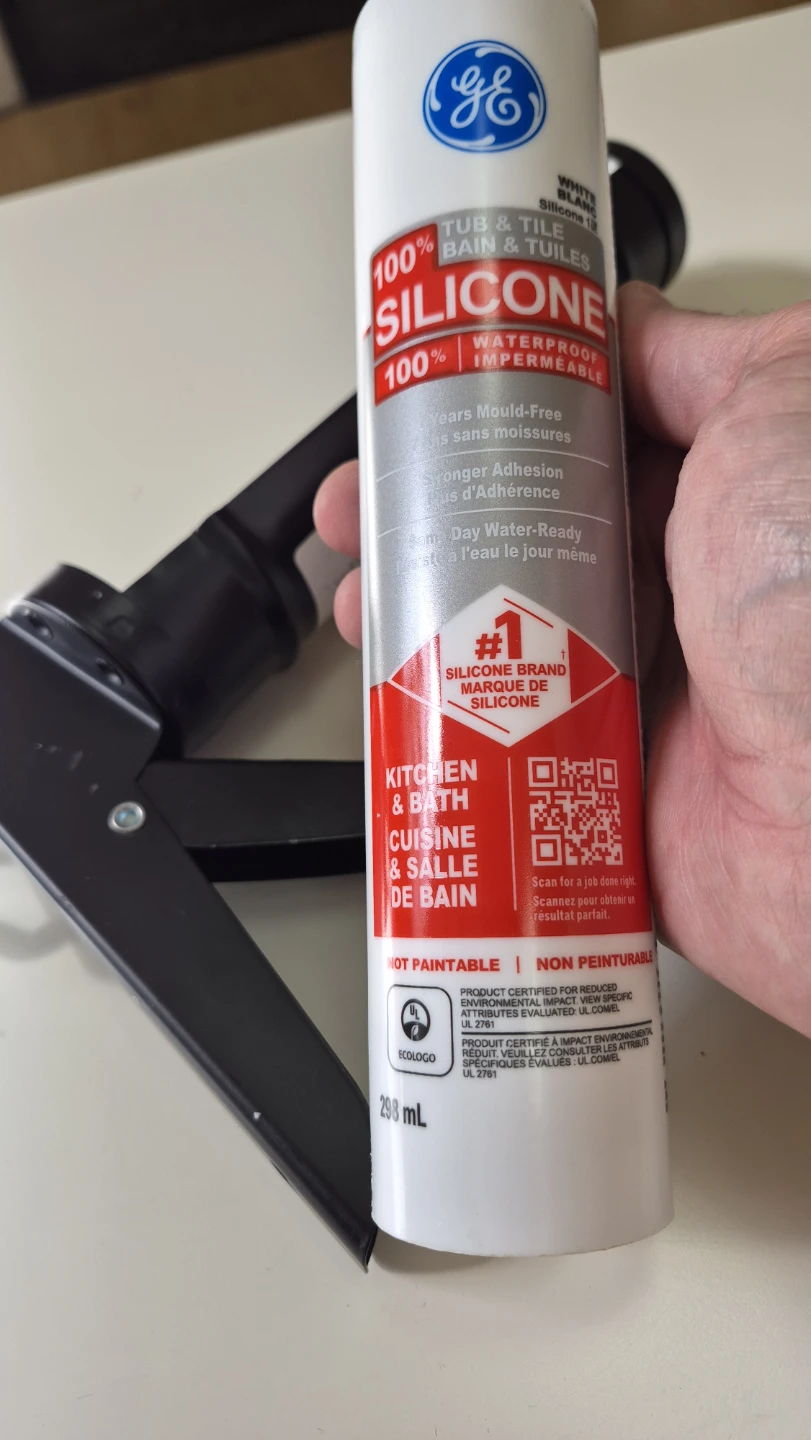 9" Standard Caulk Gun and GE Silicone - photo 3