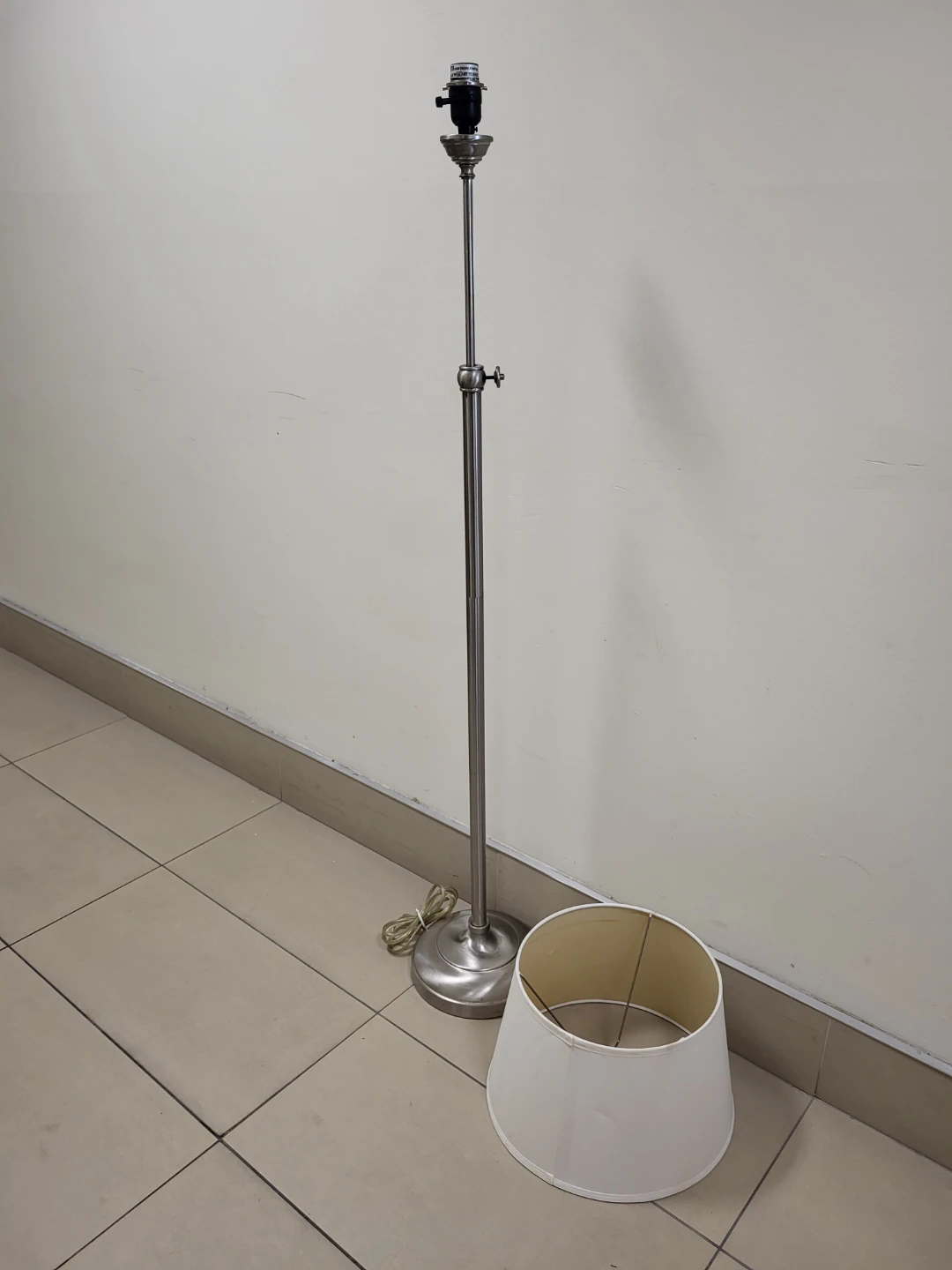 Adjustable Brushed Metal Floor Lamp — $25 (Priced for Fast Sale - photo 4