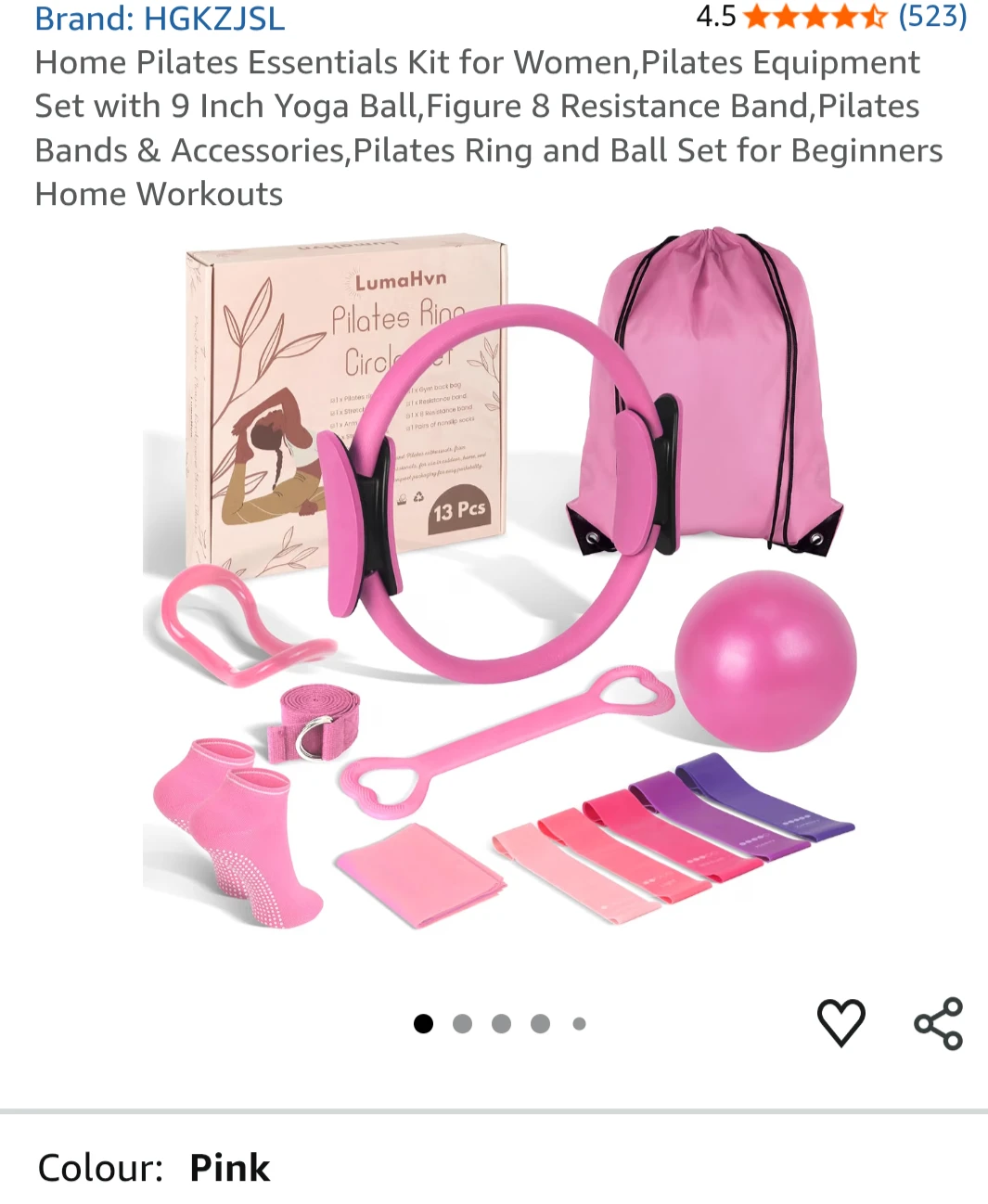LumaHvn Pilates Essentials 13-Piece Kit