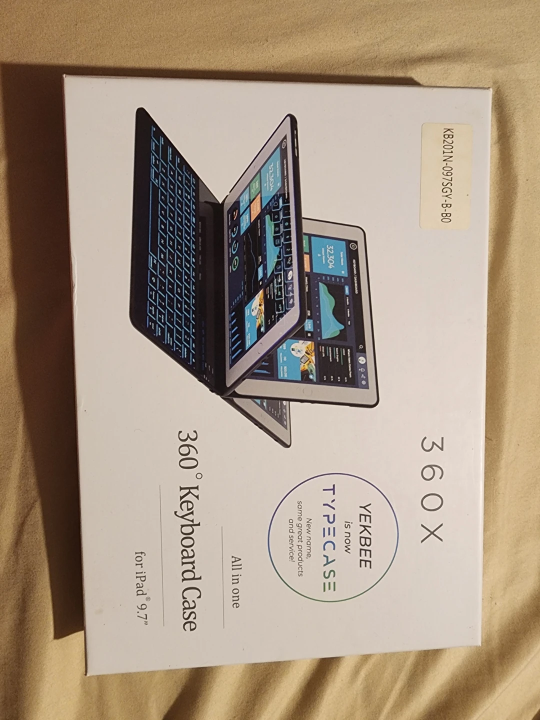 Typecase 360 Keyboard Case for iPad 9.7