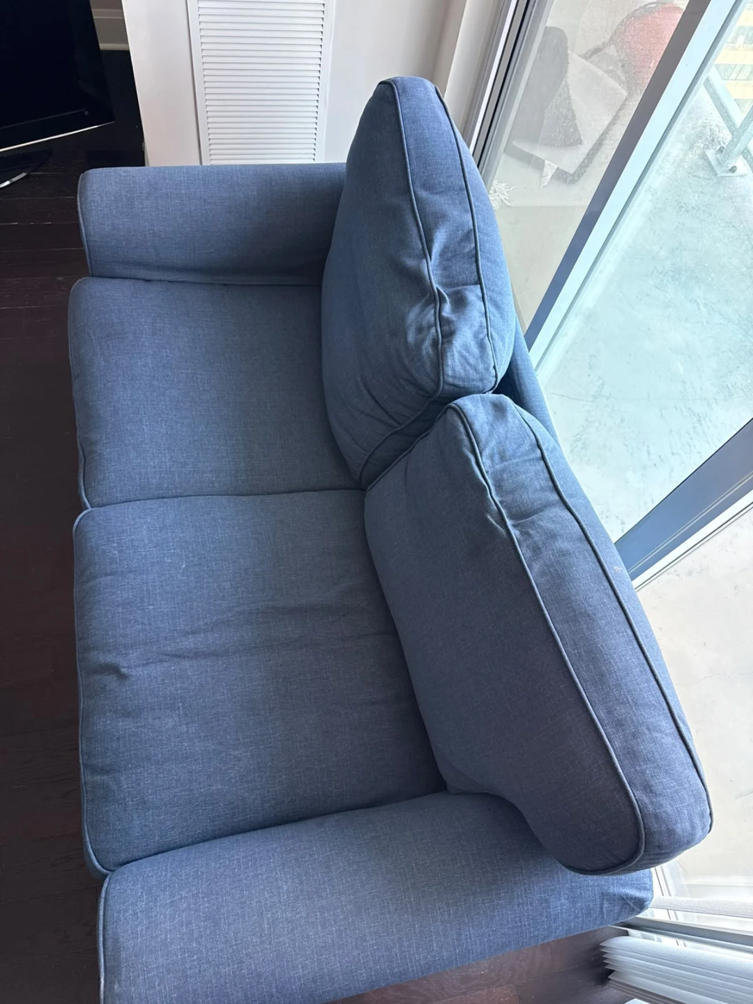 IKEA UPPLAND Loveseat – Dark Blue – Excellent Condition – $320 - photo 2