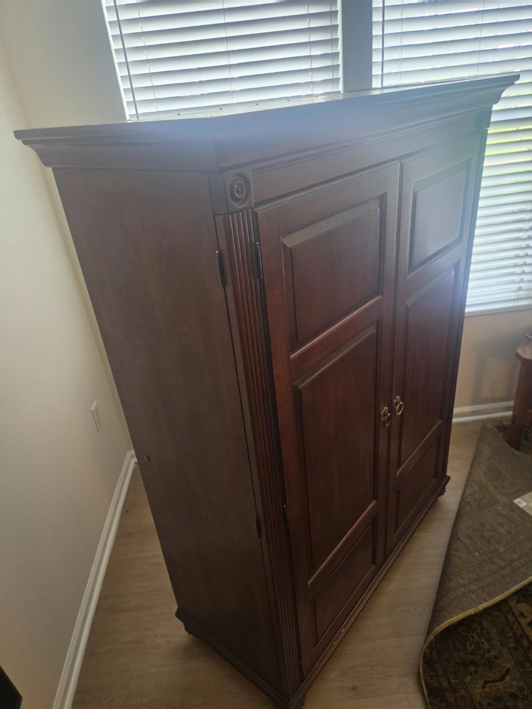 Large Wood Media Armoire - photo 3