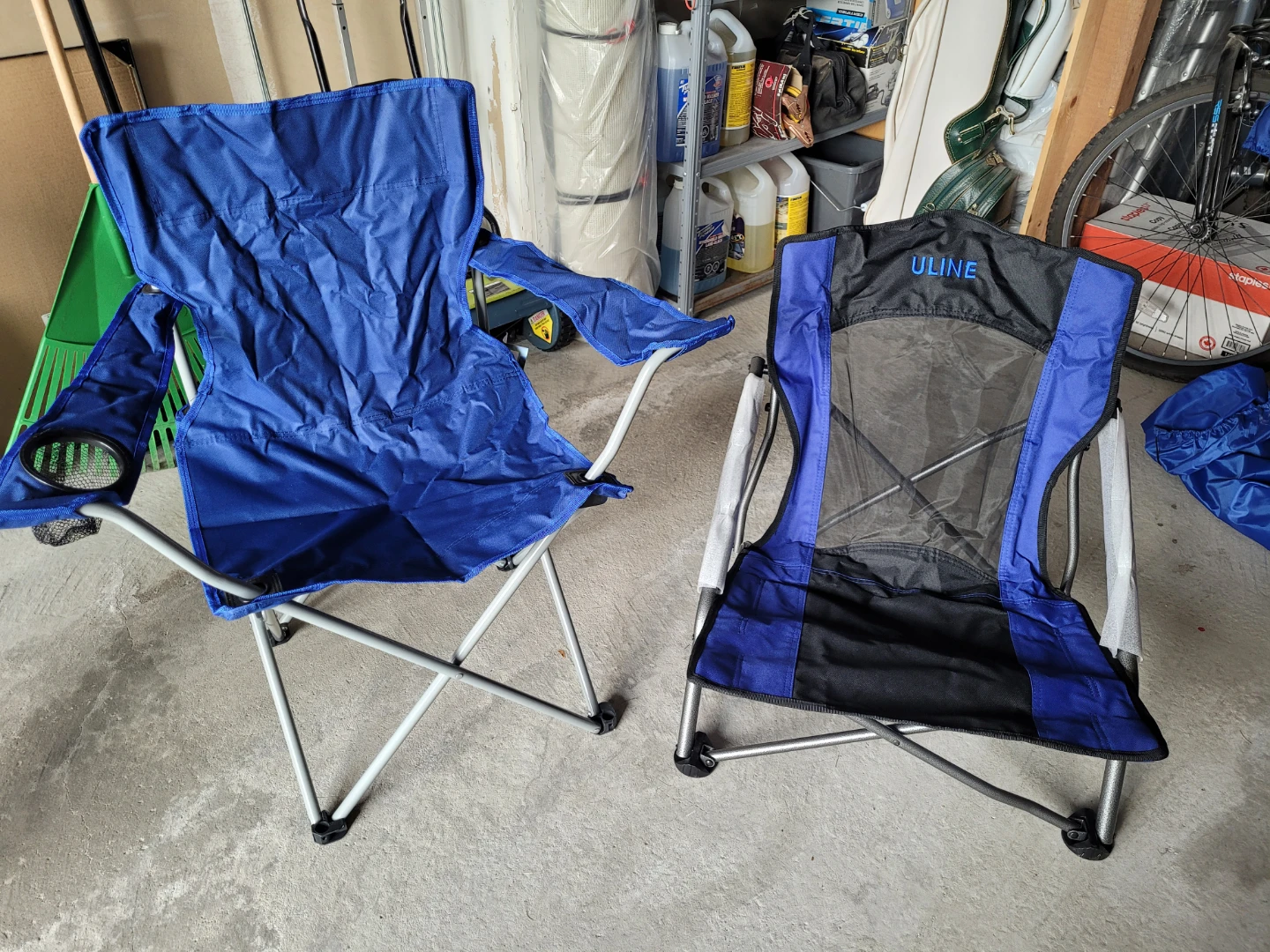 Two Folding Camping Chairs