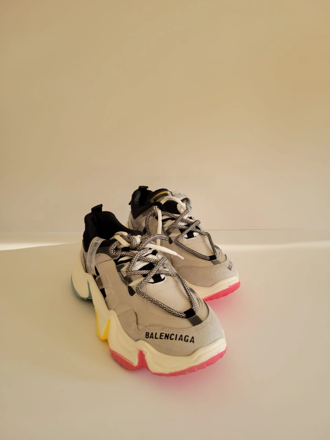 Balenciaga Style Multi-Colour Sneakers - photo 2
