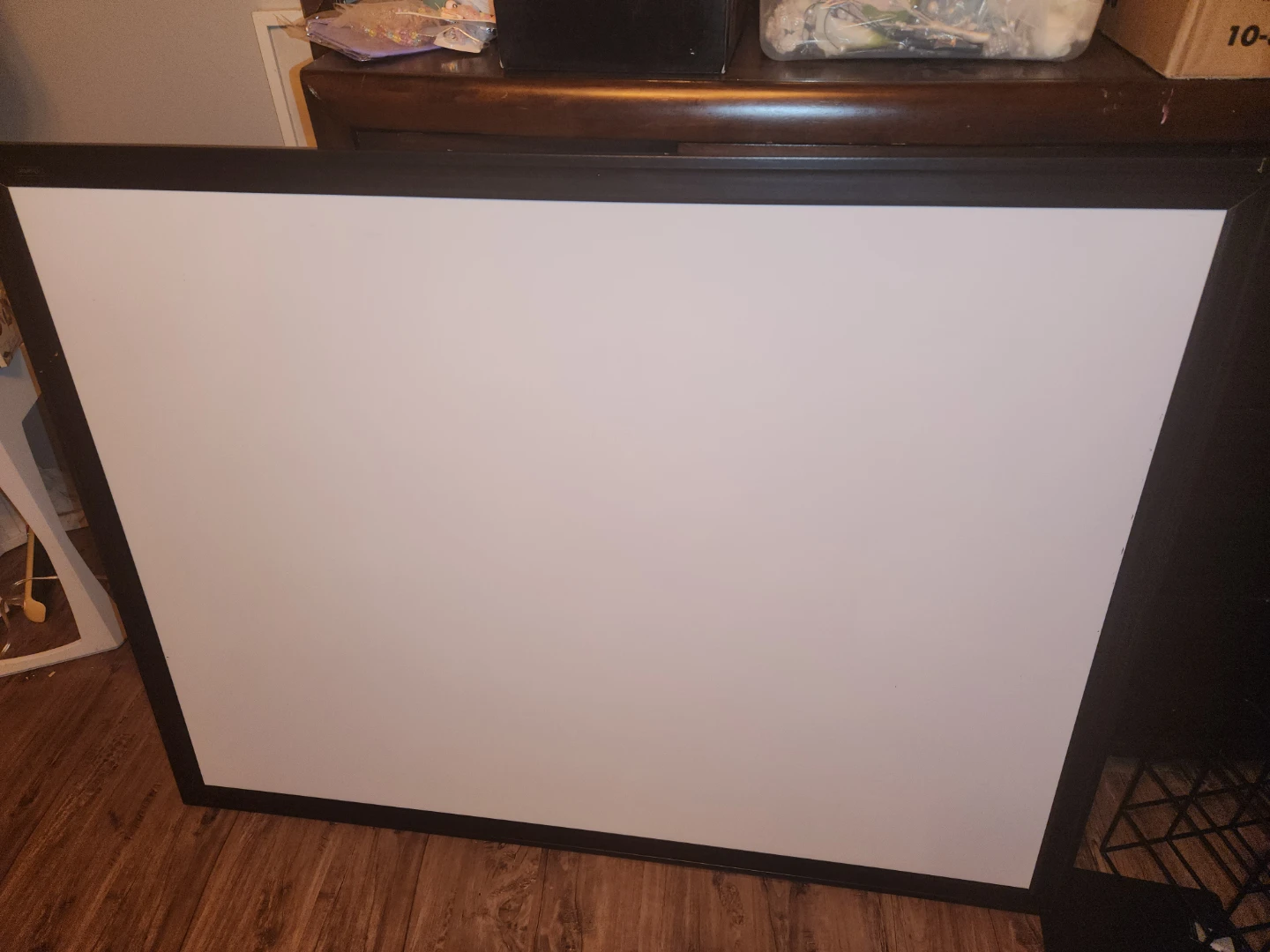 Large magnetic Whiteboard with Black Frame /3' x 4'