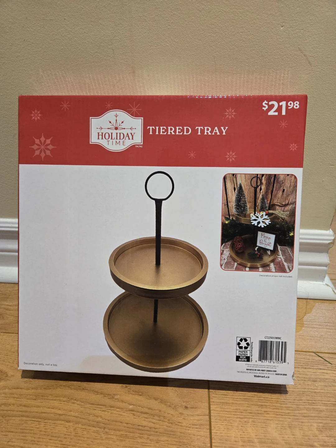 Holiday Time Tiered Tray - photo 2