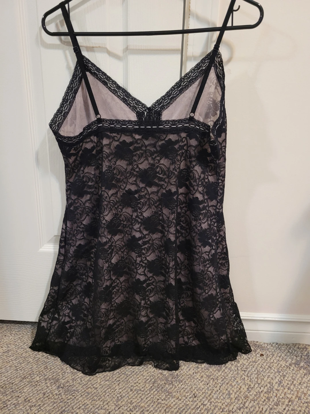 Arianne Black Lace Slip Camisole - photo 2