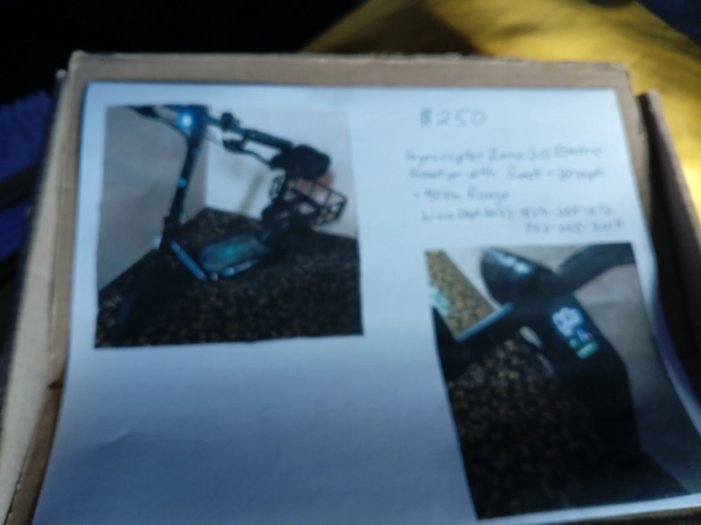 Gyrocopters Zeno 2.0 Electric Scooter with Seat