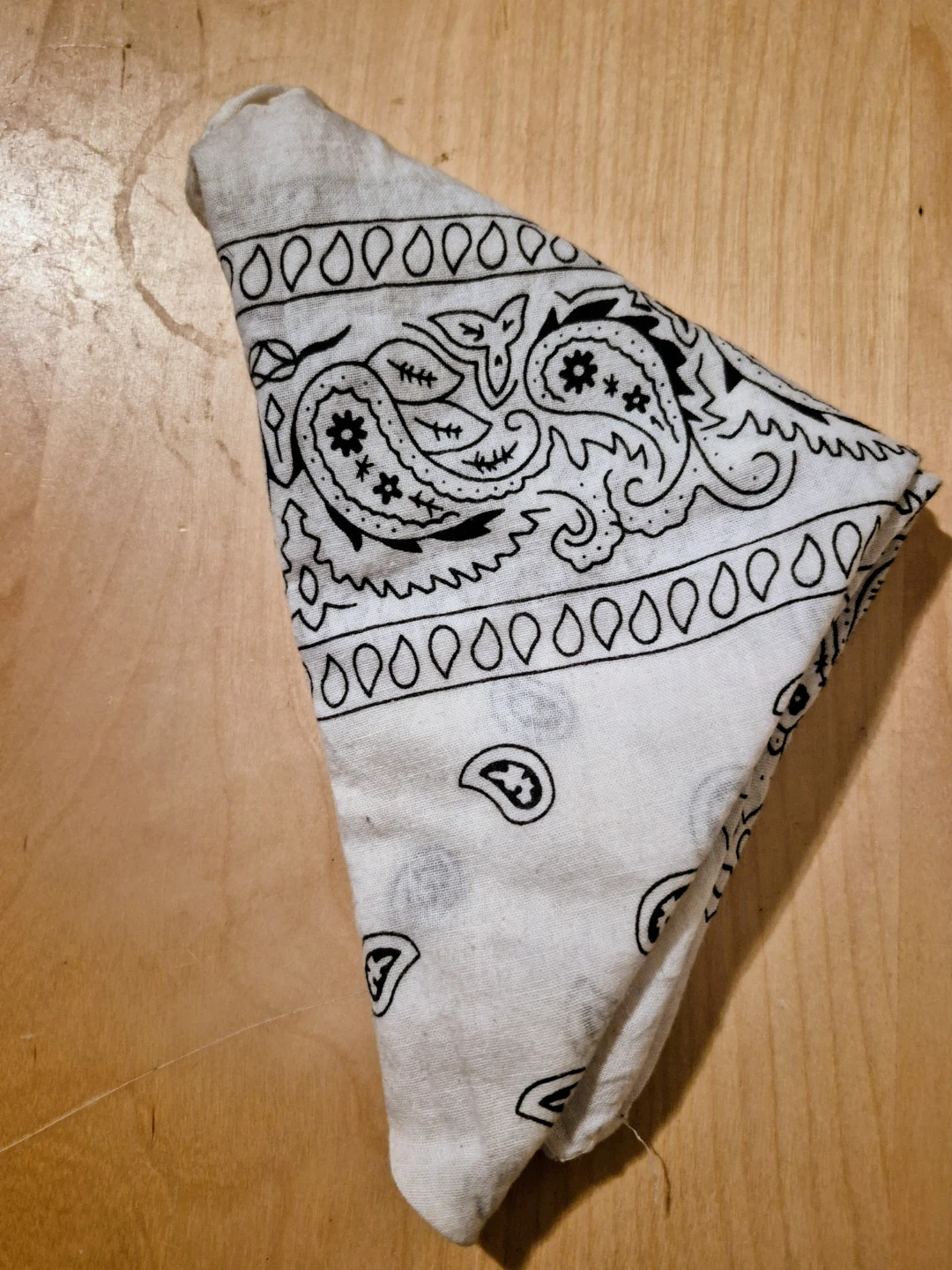 White Paisley Bandana - photo 2