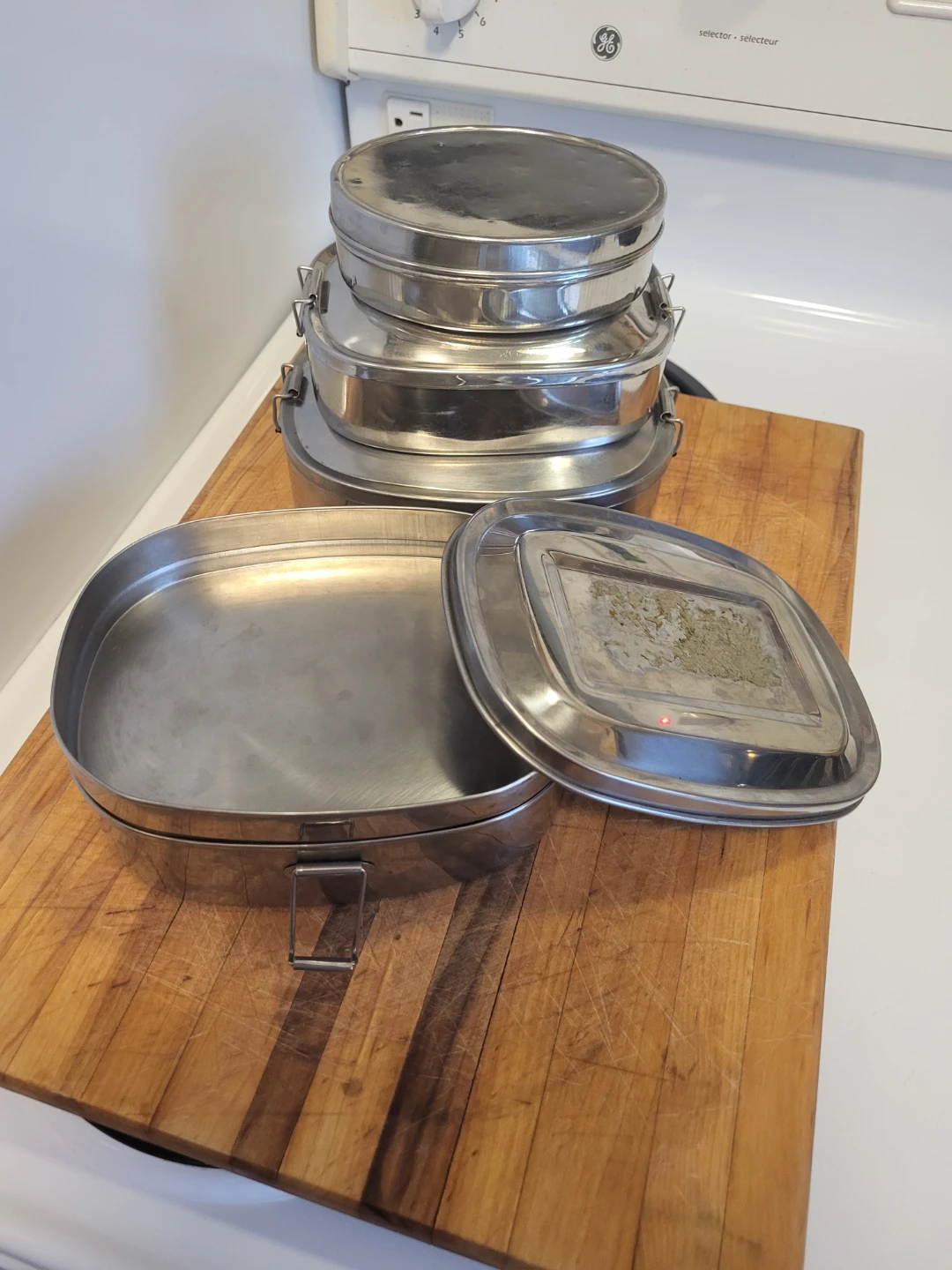 4 Stainless Steel Food Container Set - photo 5