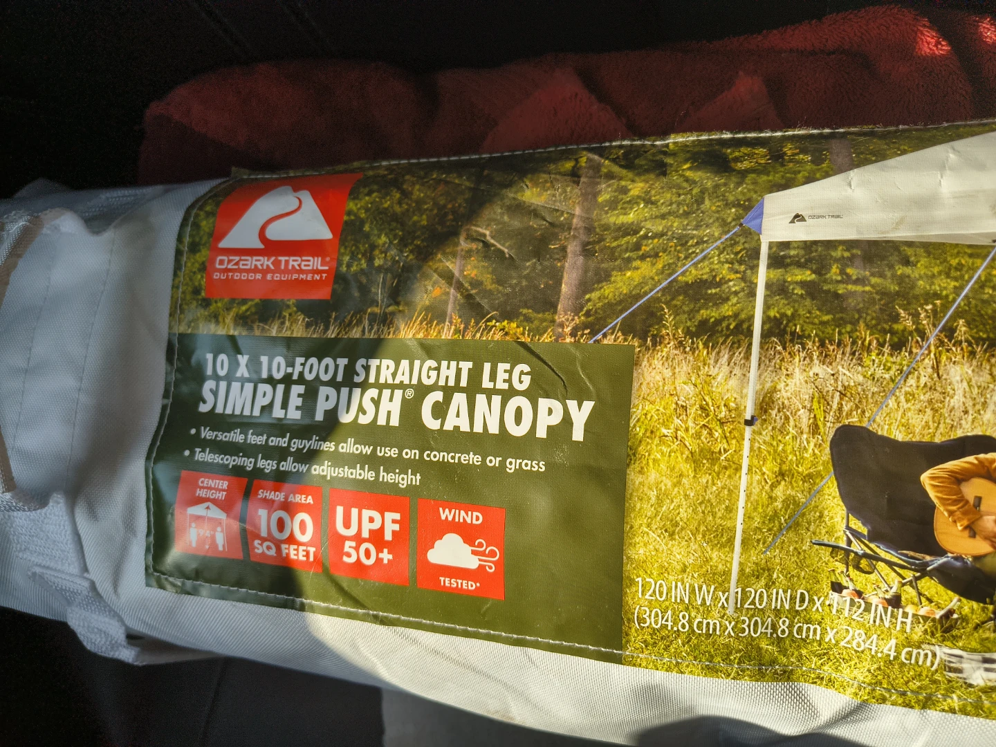 Ozark Trail 10x10 ft Simple Push Canopy - photo 4