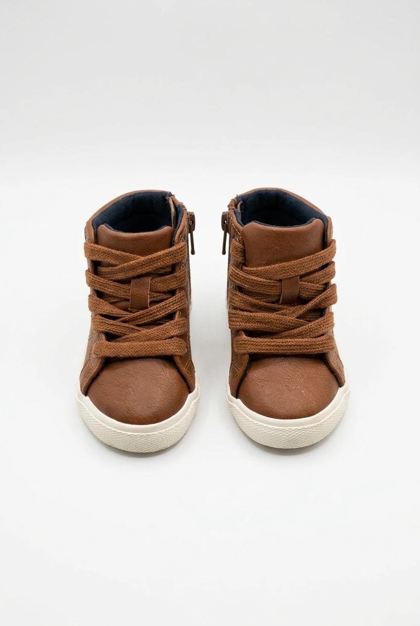 Cat & Jack Toddler Brown High-Top Sneakers