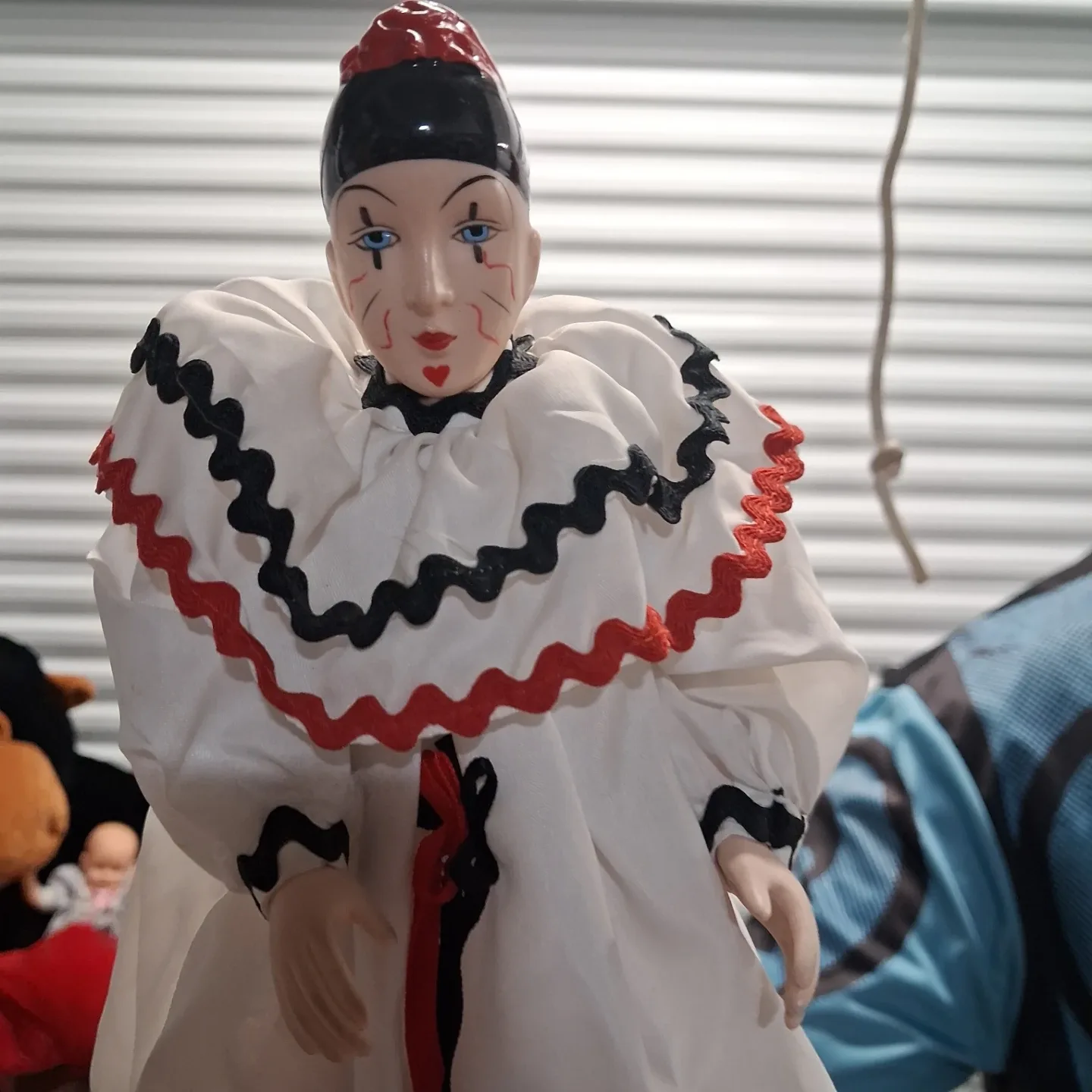 Vintage Porcelain Pierrot Clown Doll - photo 4